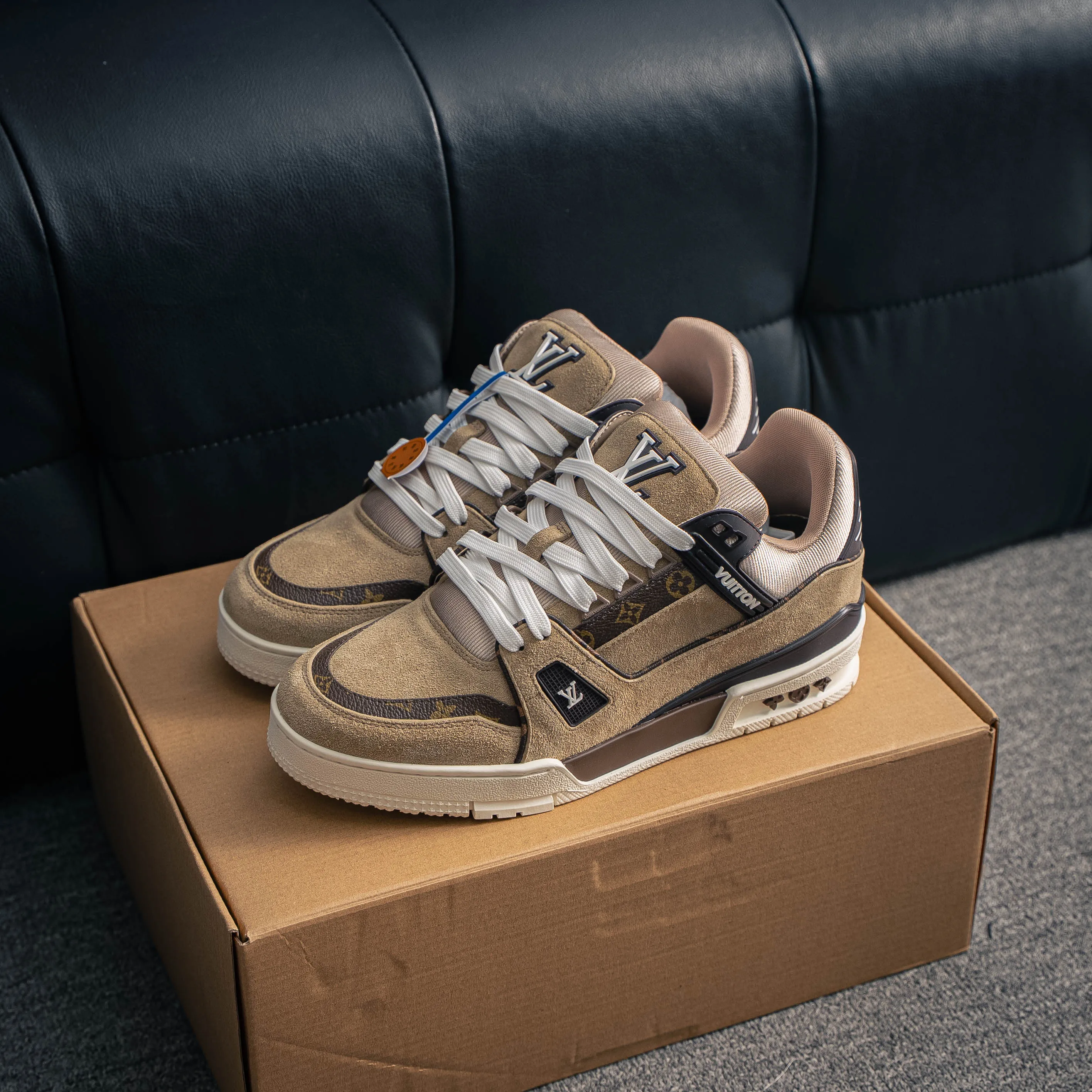 ＃ Louis Vuitton Trainer lv Sneakers Shoes Shoes Yellow Shoes Shoes 3D